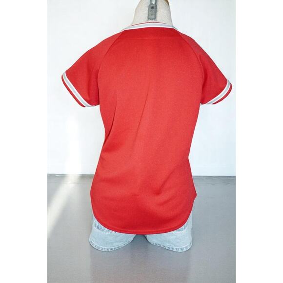 Vintage Majestic Los Angeles Angels Jersey –  Women’s Small – Red – Made in USA - Picture 11 of 14
